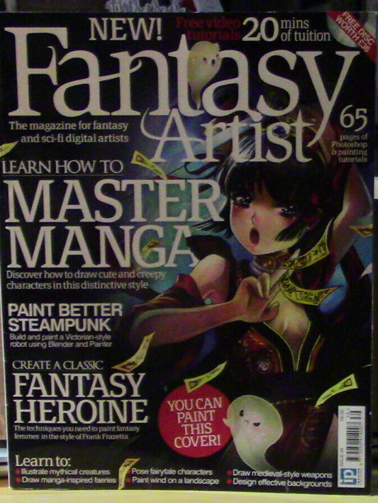 New Fantasy Artist Magazine, Issue 39 with Improving your Concept Art Tutorials