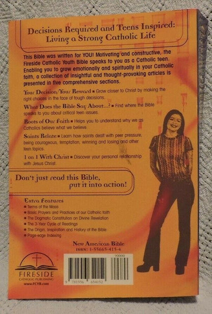 Fireside Catholic Youth Bible by Devotional Staff (2004, Paperback)