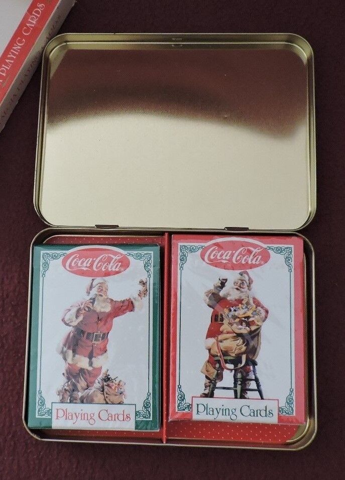 Limited Edition 1994 Coca-Cola Santa Claus Playing Cards