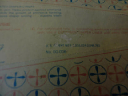 VINTAGE DENNISON DISPOSABLE DIAPER LINERS---UNOPENED BOX