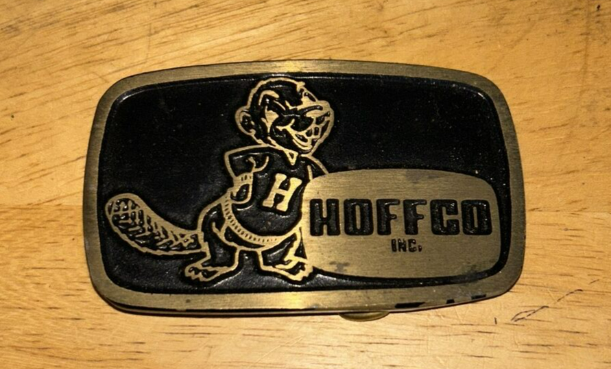 Hoffco INC. Belt Buckle: Dyno Buckle Solid Brass