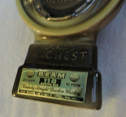 HORSES HEAD DECANTER: RUIDOSO DOWNS NEW MEXICO-- EMPTY---ALL AMERICAN FUTURITY