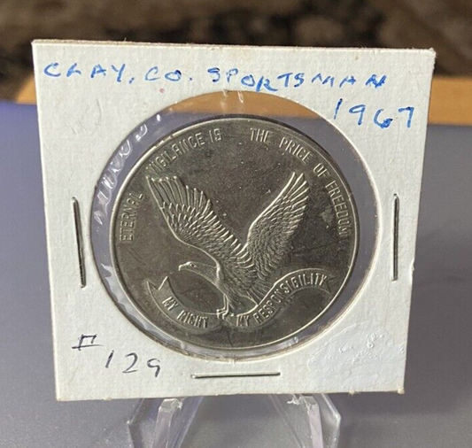 Clay County Sportsmans Club 25th Anniversary Collectors Coin