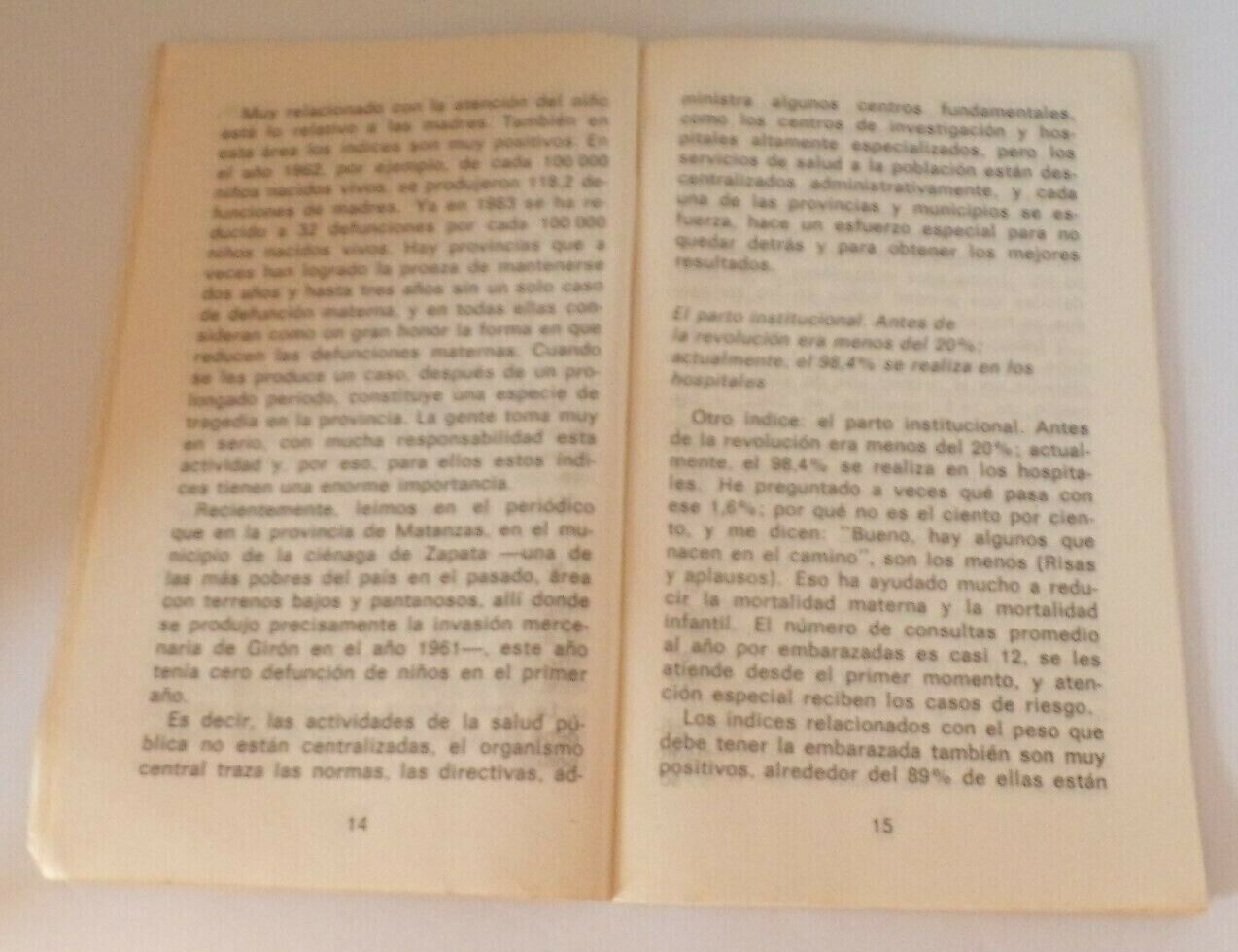 Congresos De Pediatria Cuba - 84 Fidel Castro