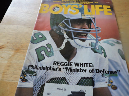 BOYS' LIFE MAGAZINE  OCTOBER 1988 REGGIE WHITE0