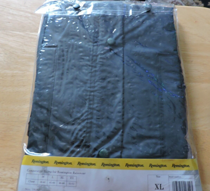 REMINGTON EXTRA LONG STORM JACKET--XL--FOREST GREEN--NEW IN PACKAGE