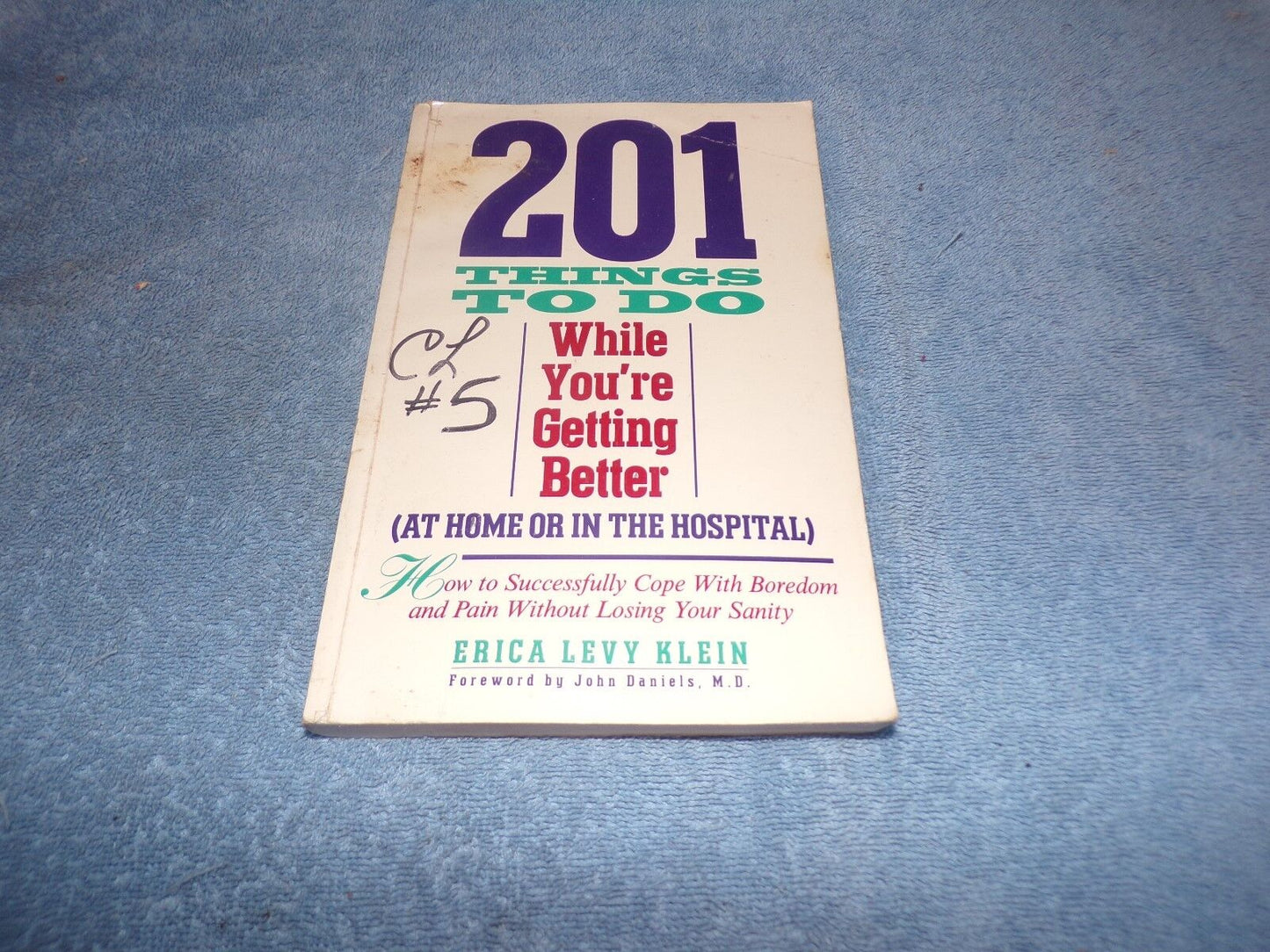 201 Things To Do While Your Getting Better At Home or The Hospital Erica Levy Kl