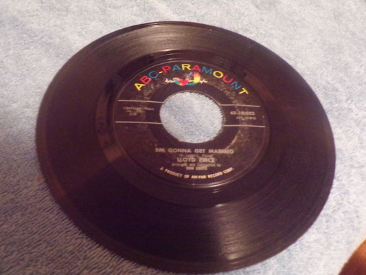 Record  "Three Little Pigs" / "I'm gonna get married" by Lloyd Price