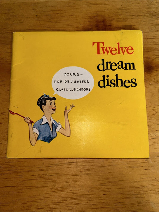 Vintage Twelve Dream Dishes Recipe Cards
