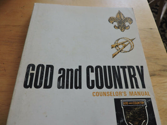 GOD AND COUNTRY COUNSELOR'S MANUAL 1970