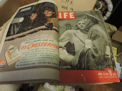 Life Magazine: April 5, 12, 19, 26 1943 Editions