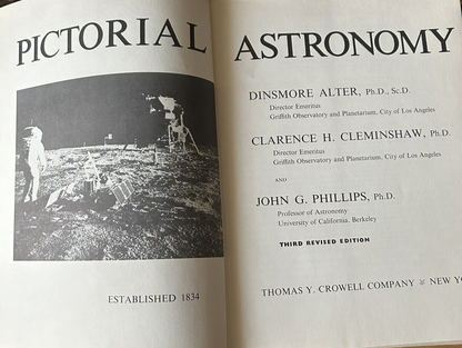 Pictorial Astronomy, Third Revised Edition