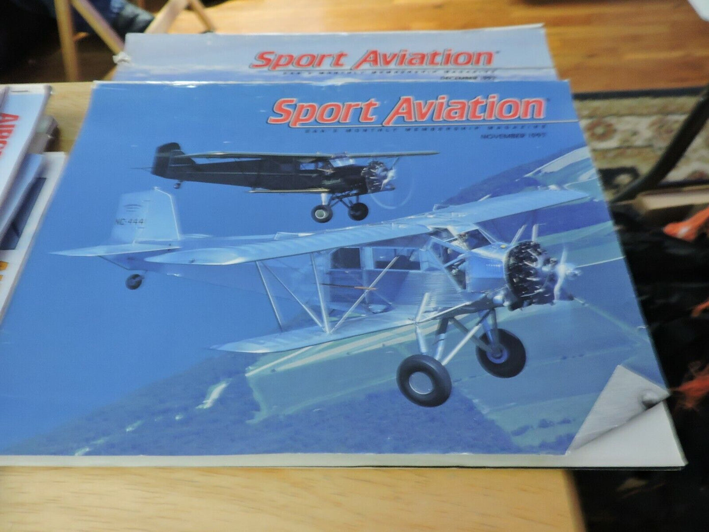 SPORT AVIATION EAA'S MONTHLY MAGAZINE, APRIL-DECEMBER 1997  (9)