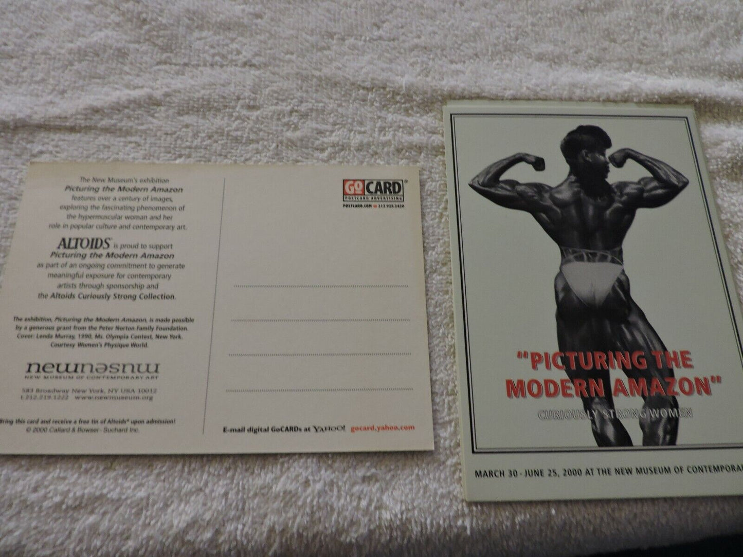 "PICTURING THE MODERN AMAZON:  EXHIBIT  ADVERTISEMENT POST CARD