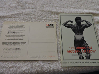 "PICTURING THE MODERN AMAZON:  EXHIBIT  ADVERTISEMENT POST CARD