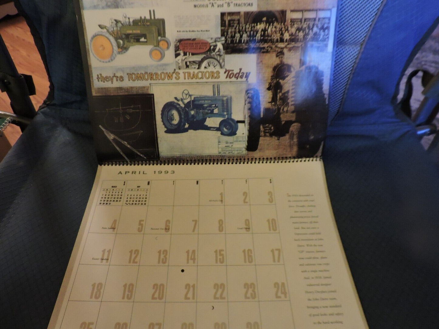 SMITH COUNTY IMPLEMENT, INC  1993 A WAY OF LIFE   JOHN DEERE CALENDAR