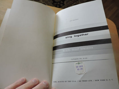 SING TOGETHER--A GIRL SCOUT SONGBOOK  1949