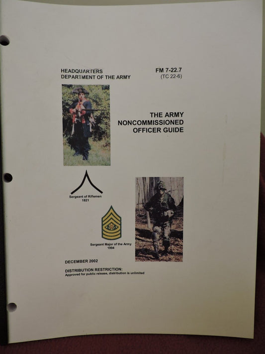 The Army Noncommissioned Officer Guide  Dec 2002 FM 7-22.7 (TC 22-6)