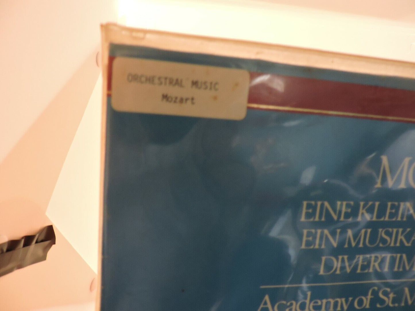 MOZART ACADEMY OF ST. MARTIN-IN-THE FIELDS' CHAMBER ENSEMBLE ALBUM