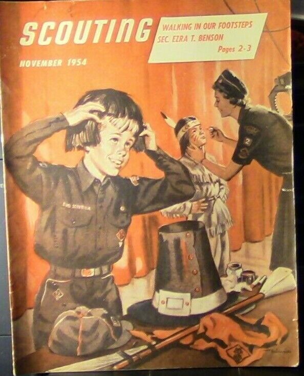 Scouting: A Magazine for Adult Scouters:  (November, 1954 Printing)