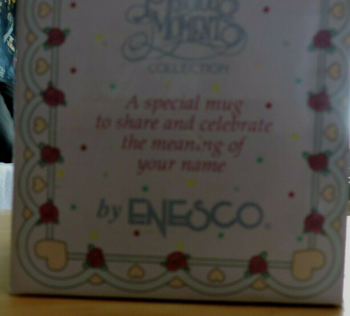 PRECIOUS MOMENTS MUG COLLECTION:  "WHAT'S IN A NAME"  NIB