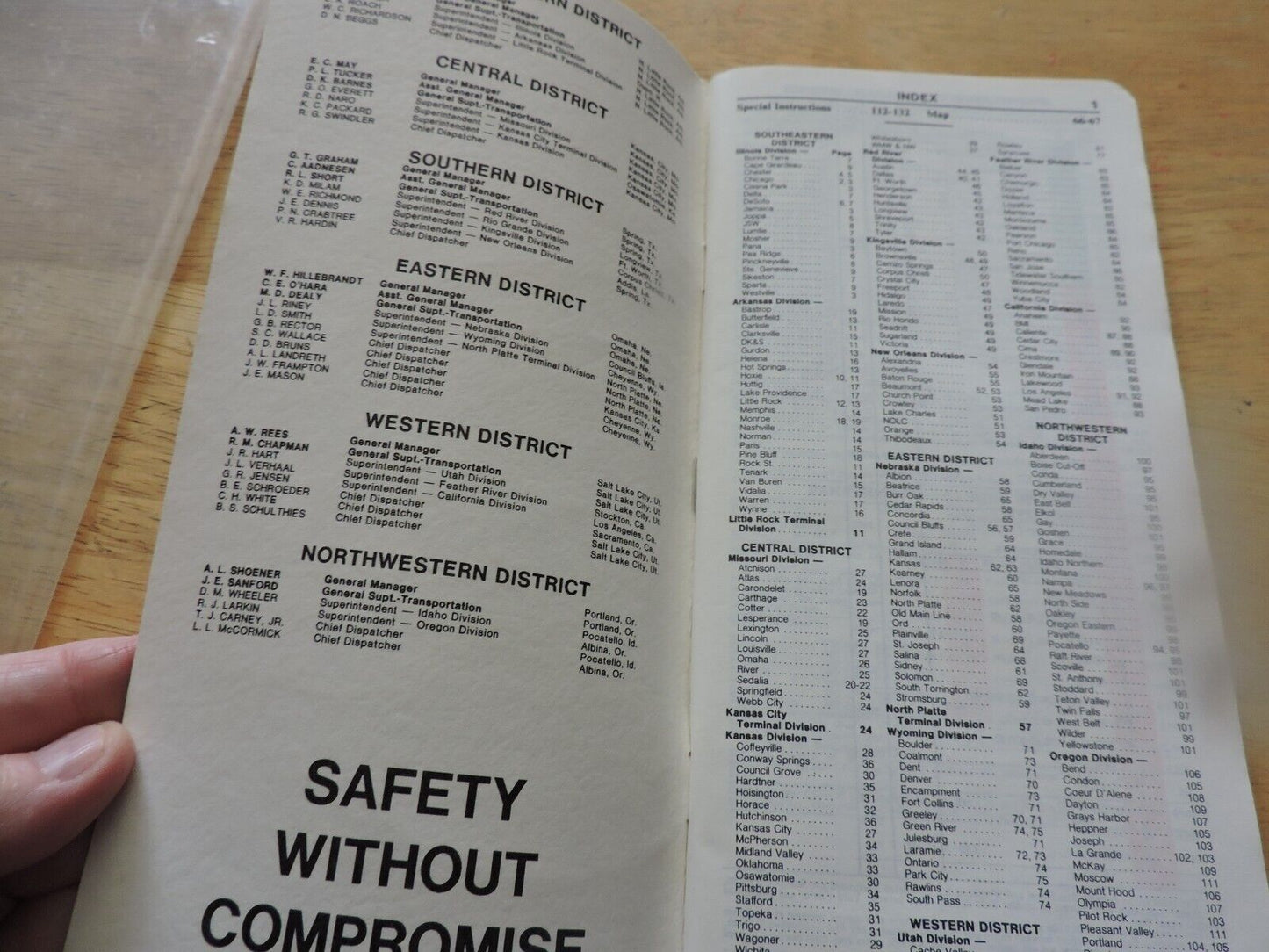 UNION PACIFIC RAILROAD CO. SYSTEM TIMETABLE NO. 3, 1986