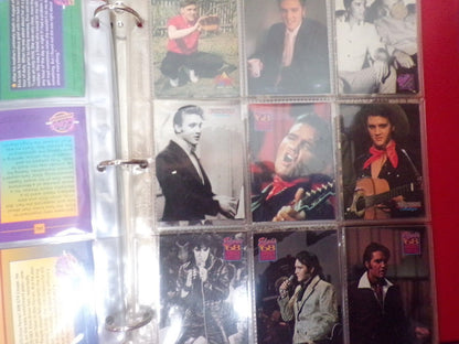 Lot of Elvis Trading Cards, Address Book, BD Card & Imperial Palace Flyer