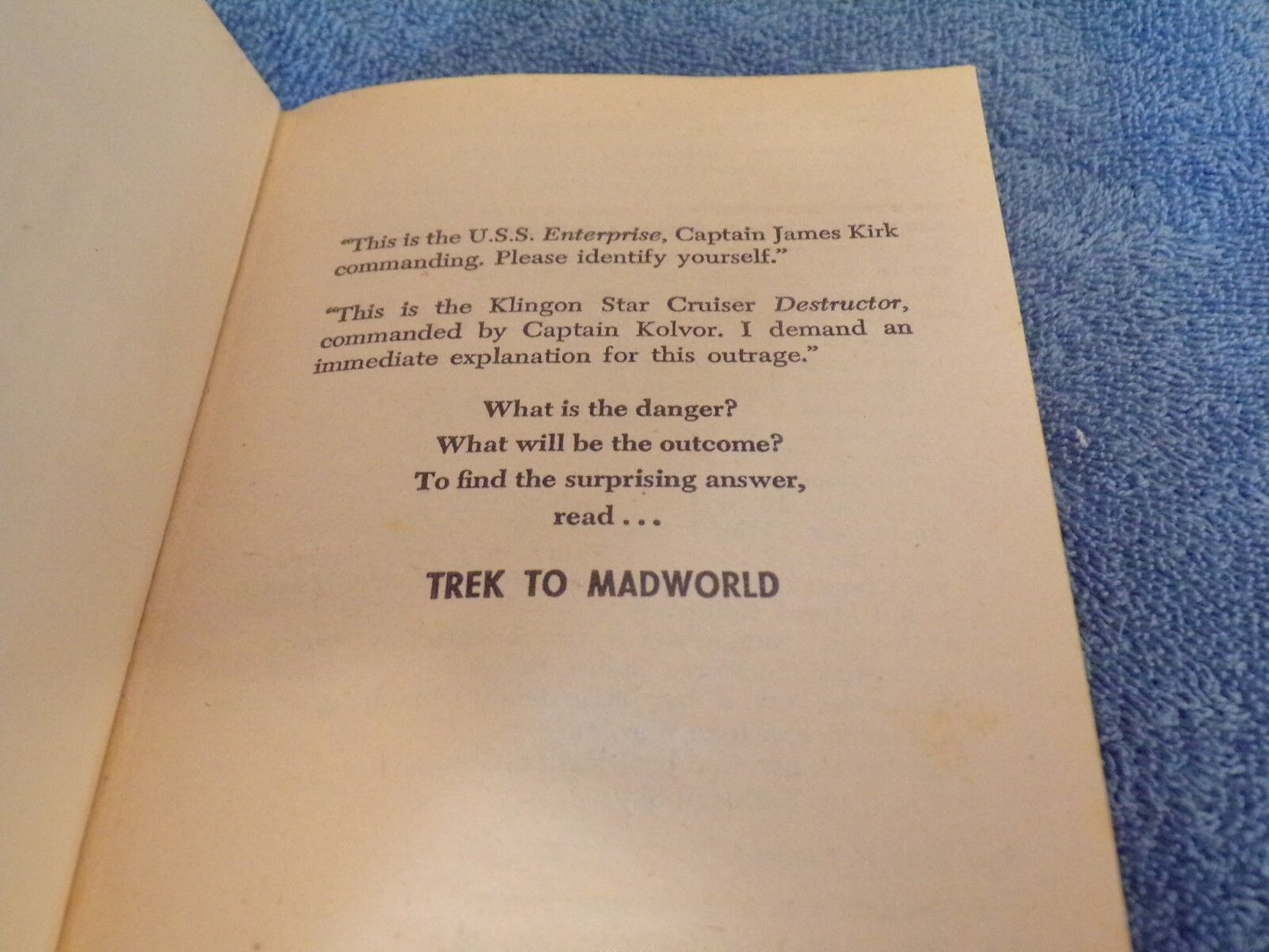 Star Trek: Trek to Madworld by Stephen Goldin