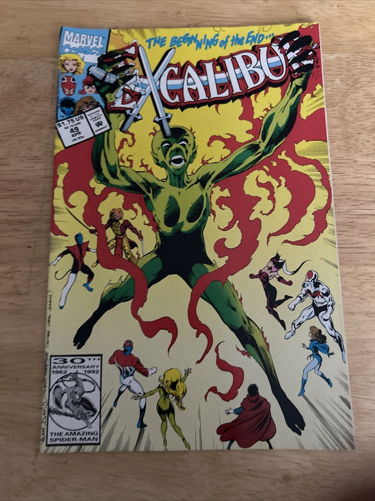 ExCalibur The Beginning of the End Marvel #49