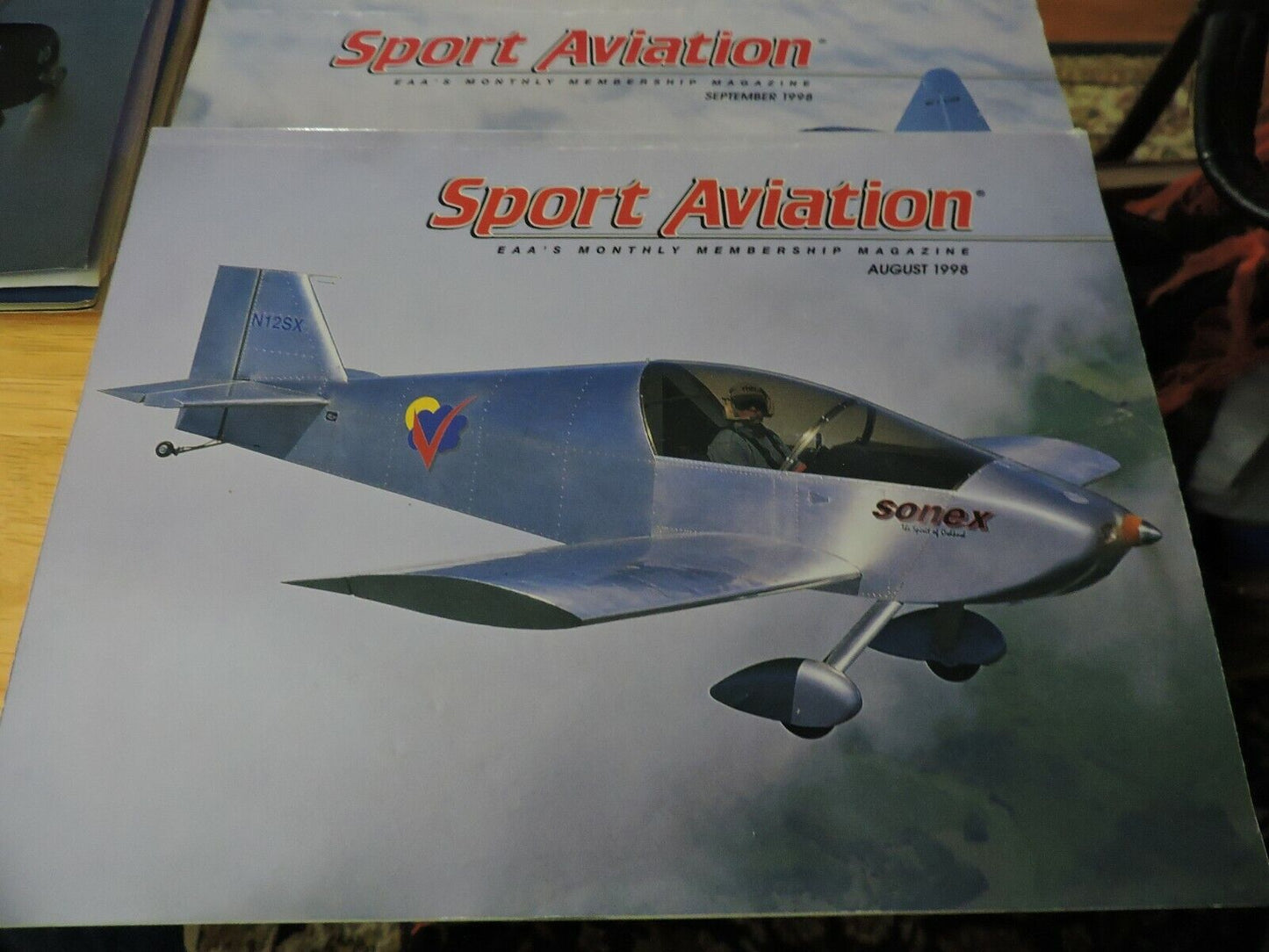 SPORT AVIATION EAA'S  MAGAZINE FEBRUARY, MARCH,JUNE, AUGUST-NOVEMBER  1998