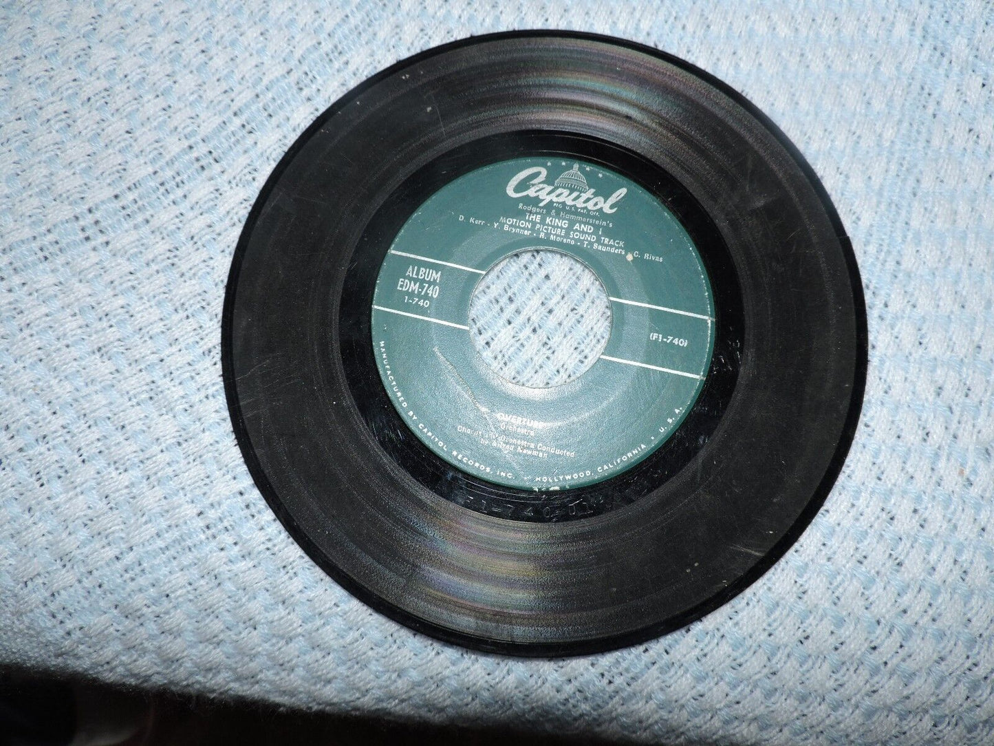 THE KING AND I - 3   RECORD SET - 45 RPM-  CAPITOL RECORDS