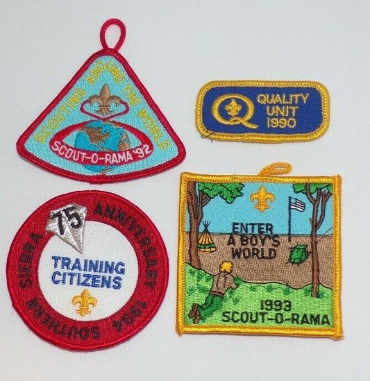 Lot of 4 Misc. Boy Scout Patches