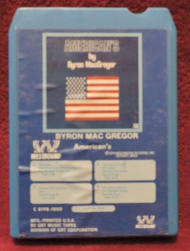 American's by Byron MacGregor 8 Track Tape