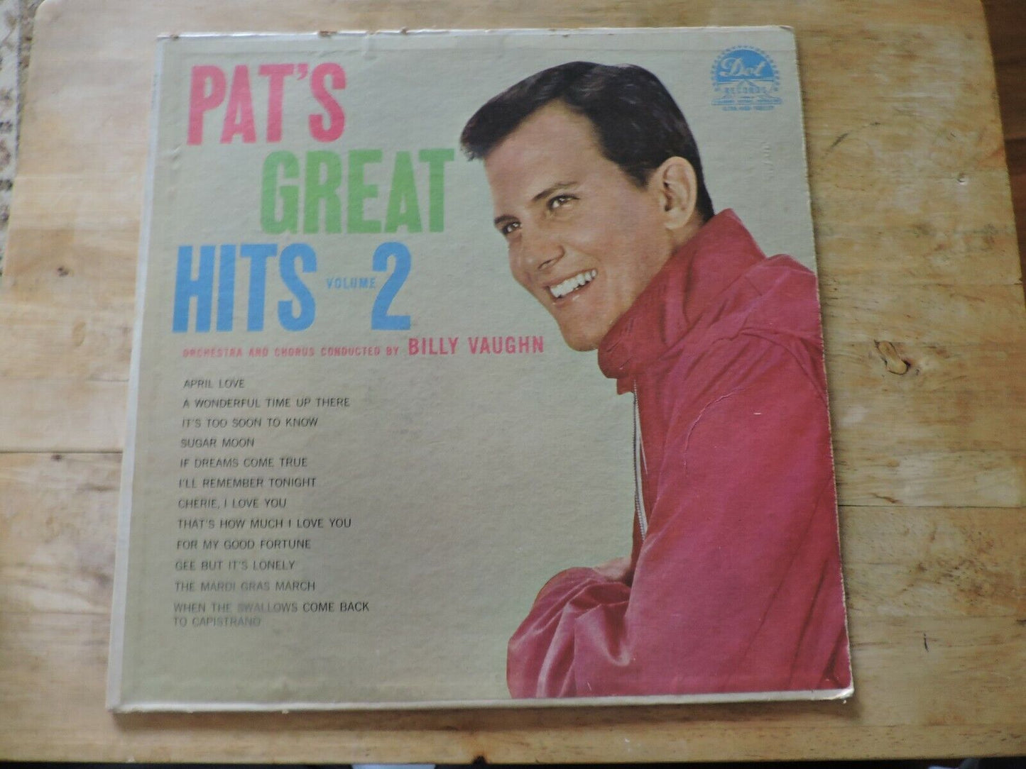 Pats Great Hits Volume 2 Vinyl Album (Pat Boone)