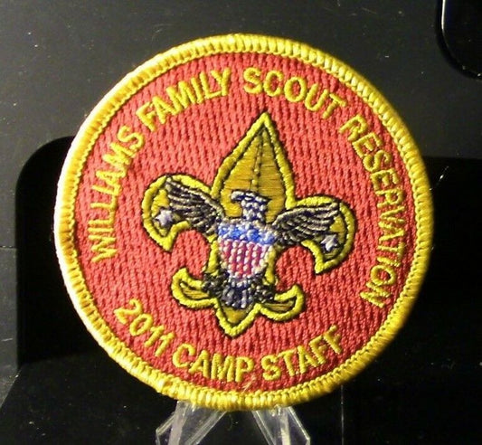 Official BSA:  Winn-Dixie Scout Reservation 2011 Camp Staff Patch