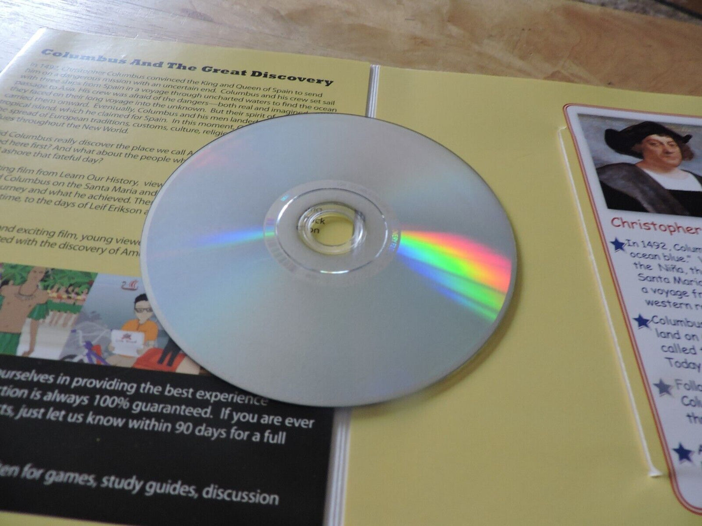 LEARN OUR HISTORY:  COLUMBUS AND THE GREAT DISCOVERY DVD 2013-2016