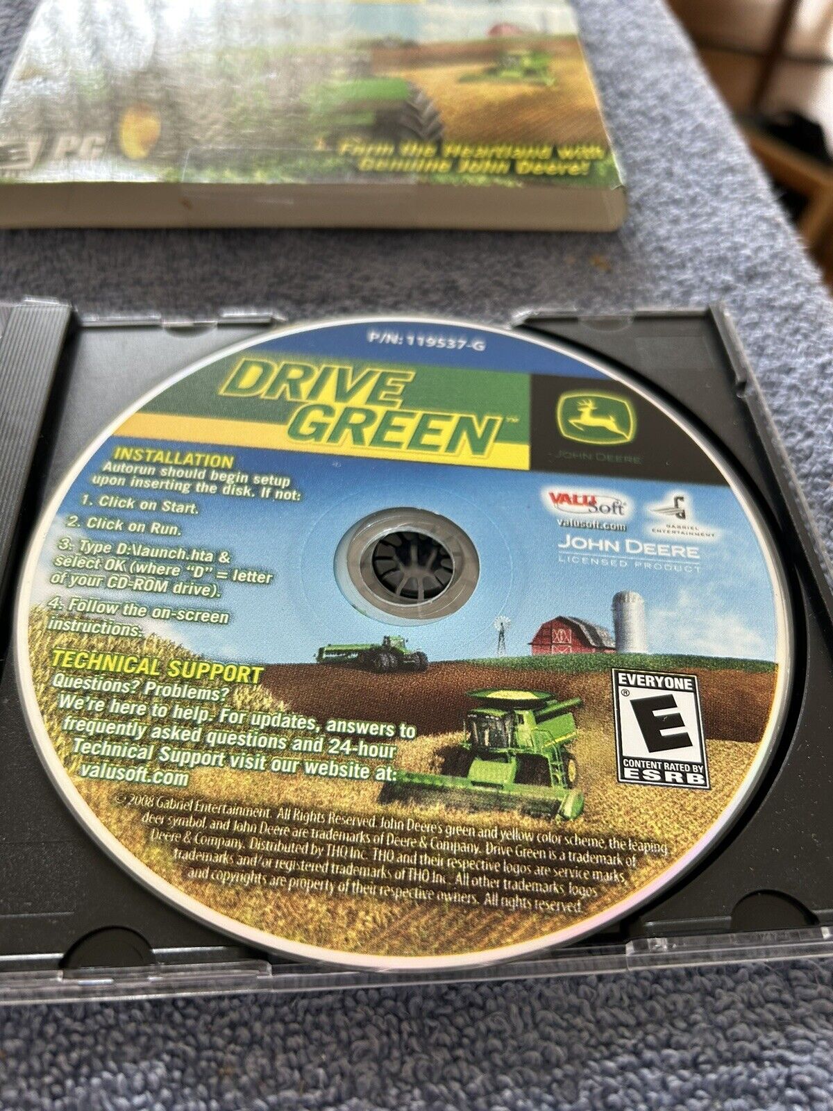 DRIVE GREE: FARM THE HEARTLAND WITH GENUINE JOHN DEERE! PC CD-ROM 2008