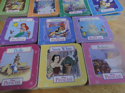 DISNEY PRINCESS 10 BOARD BOOKS IN BOOK BLOCK (USED)