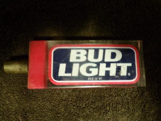 Beer Tap Bud Light handle-Acrylic and Brass-Red/White/Blue