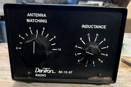 Dentron 80-10 AT Radio Antenna Matching Inductance Tuner for HAM RADIO
