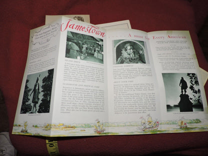 VINTAGE OLD TRAVEL  BROCHURES FROM VIRGINIA--LOT OF 5 PIECES