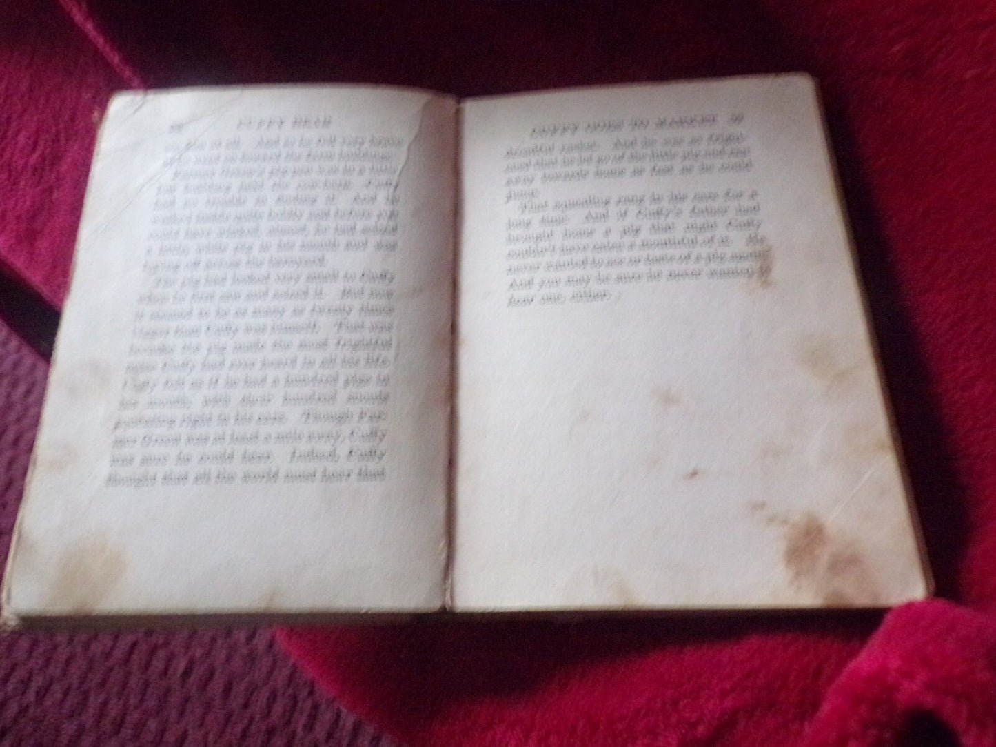 Vintage (1915) Book: The tale of Cuffy Bear by Arthur Scott Bailey