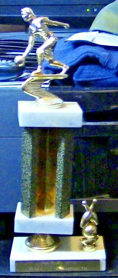 Bowling Trophy (Ready for a new engraving plate) 14