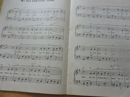 WESLEY SCHAUM PRESENTS STEPHEN FOSTER FAVORITES FOR PIANO OR ORGAN 1970