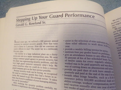 Security & Safety: Issues and Ideas for Shopping Center Security Professionals
