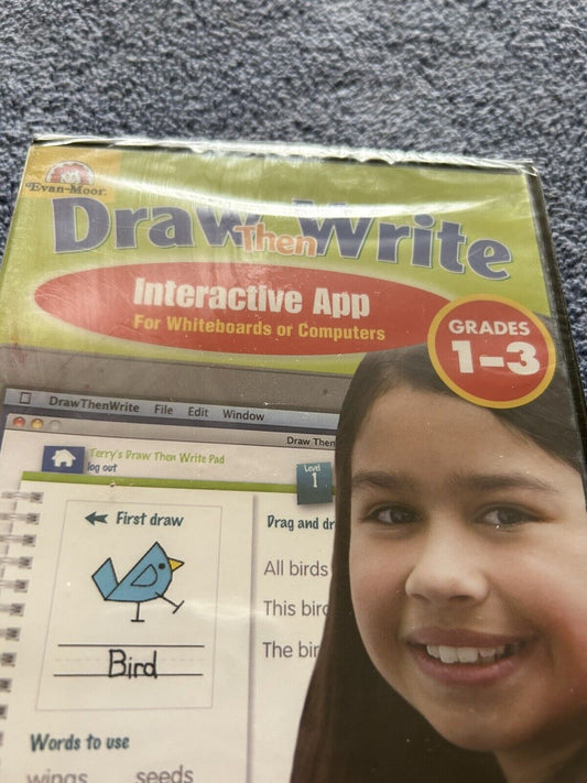 EVAN-MOOR DRAW THEN WRITE INTERACTIVE APP  GRADES 1-3