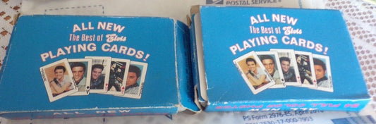 Lot of 2 Sets of "The Best of Elvis" Playing Cards