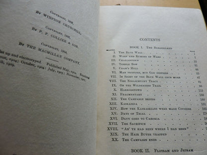 THE CROSSING BY WINSTON CHURCHILL  1908