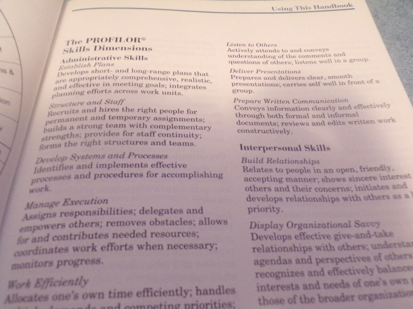 Successful Manager's Handbook: Development Suggestions for Today's Managers