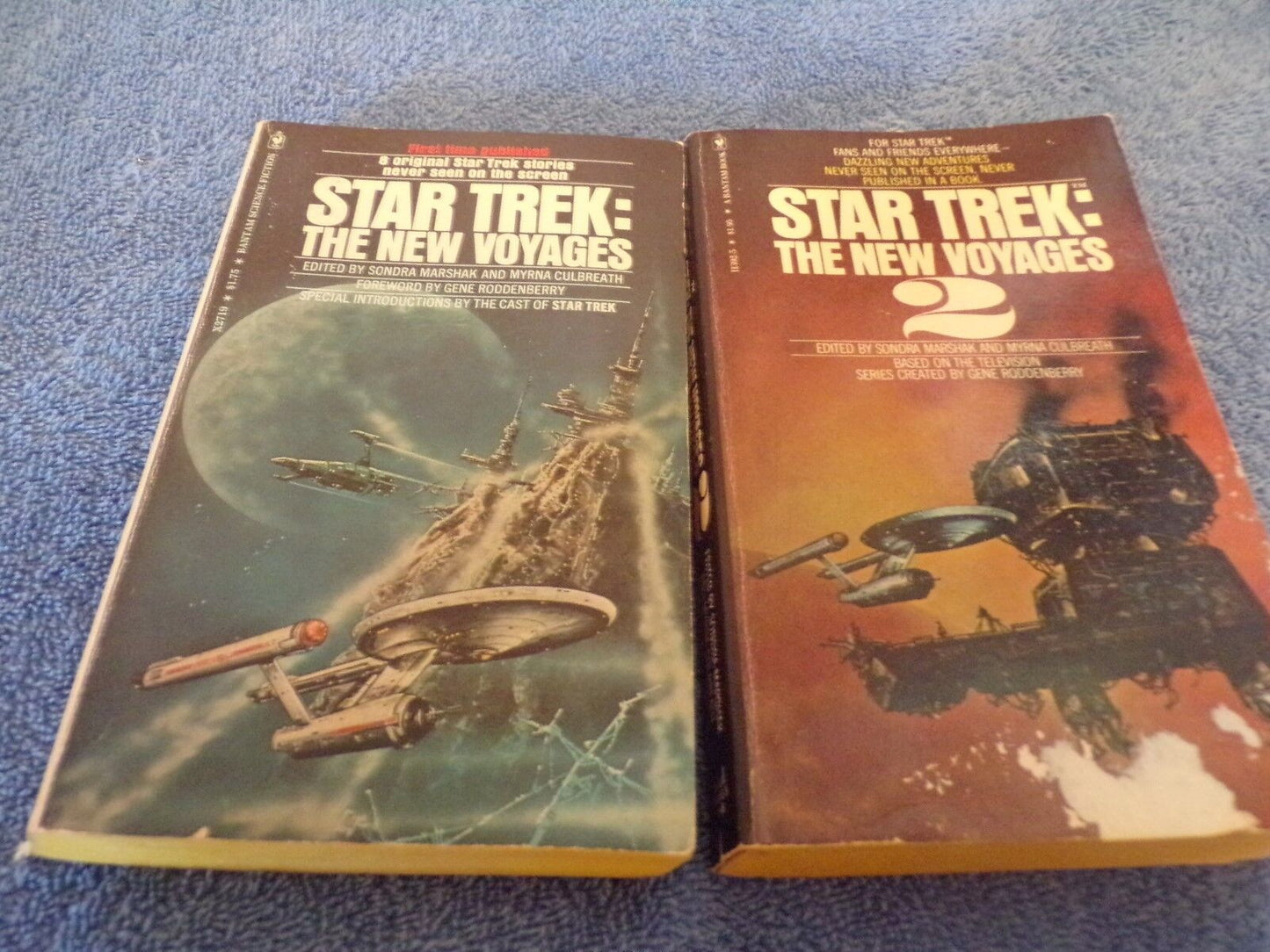 Set of 6 Star Trek Books by Sondra Marshak and Myrna Culbreath (1990's)